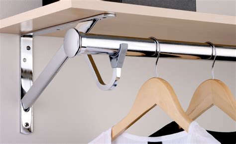 closet factory metal bracket accessories|closet accessories.